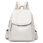 Klara | Diebstahlsicherer Lederrucksack für Damen Sicheres Design