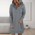 Natascha | Kapuzenkleid – Trendy Kapuzen pullover für Damen