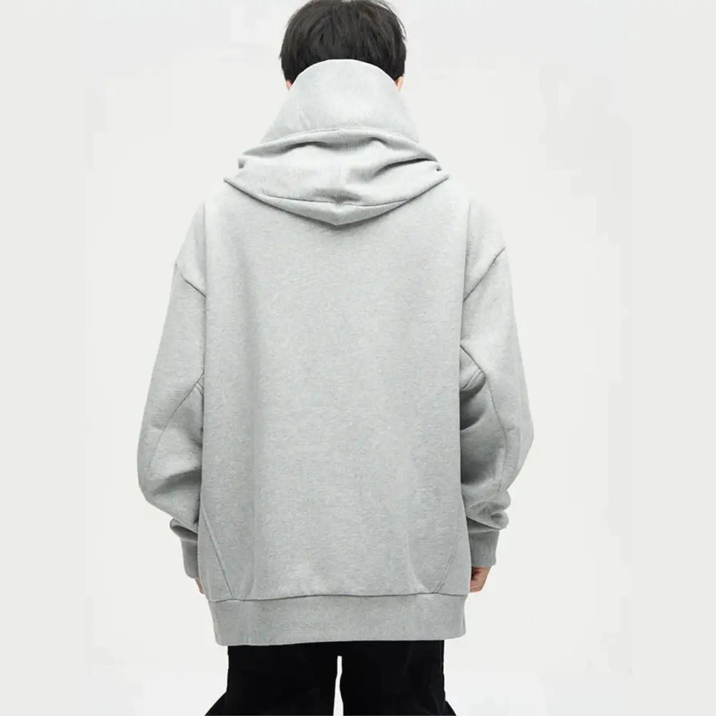 Drune | Ninja-Hoodie Mit Doppeltem Ausschnitt