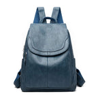 Klara | Diebstahlsicherer Lederrucksack für Damen Sicheres Design