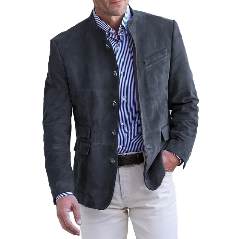 Drune | Klassische Button-Down-Jacke Für Männer