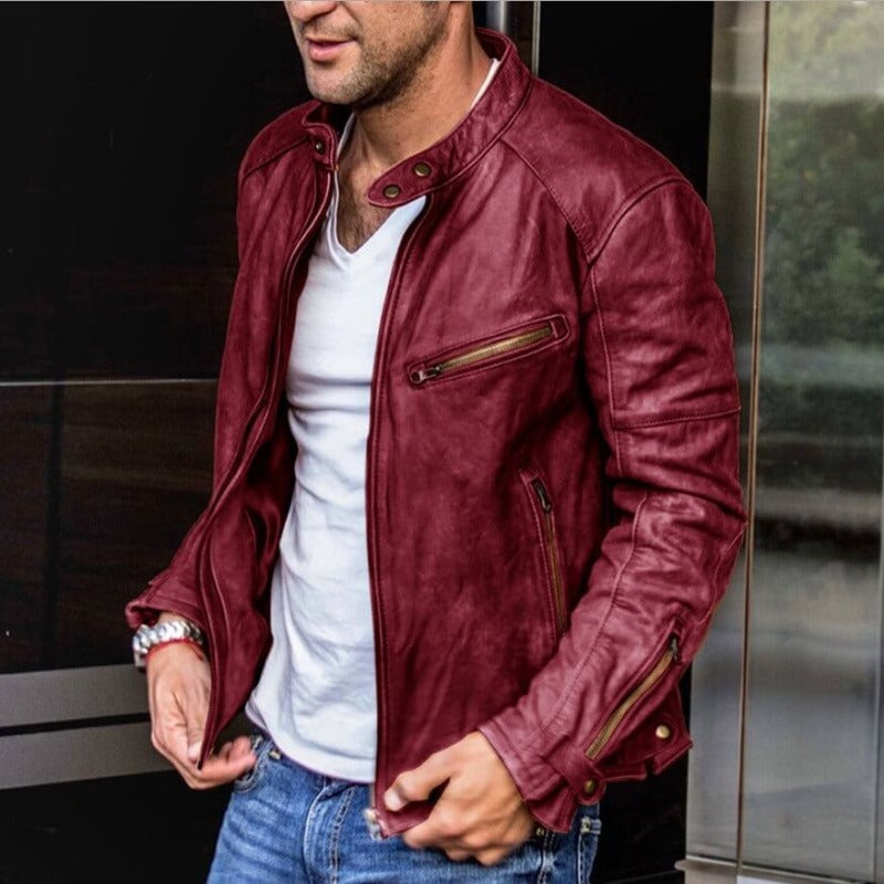 Drune - vielseitige Lederjacke für Männer