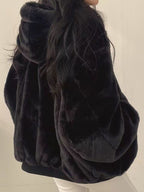 Hanna | Bequeme Fleece-Wende-Hoodie-Jacke