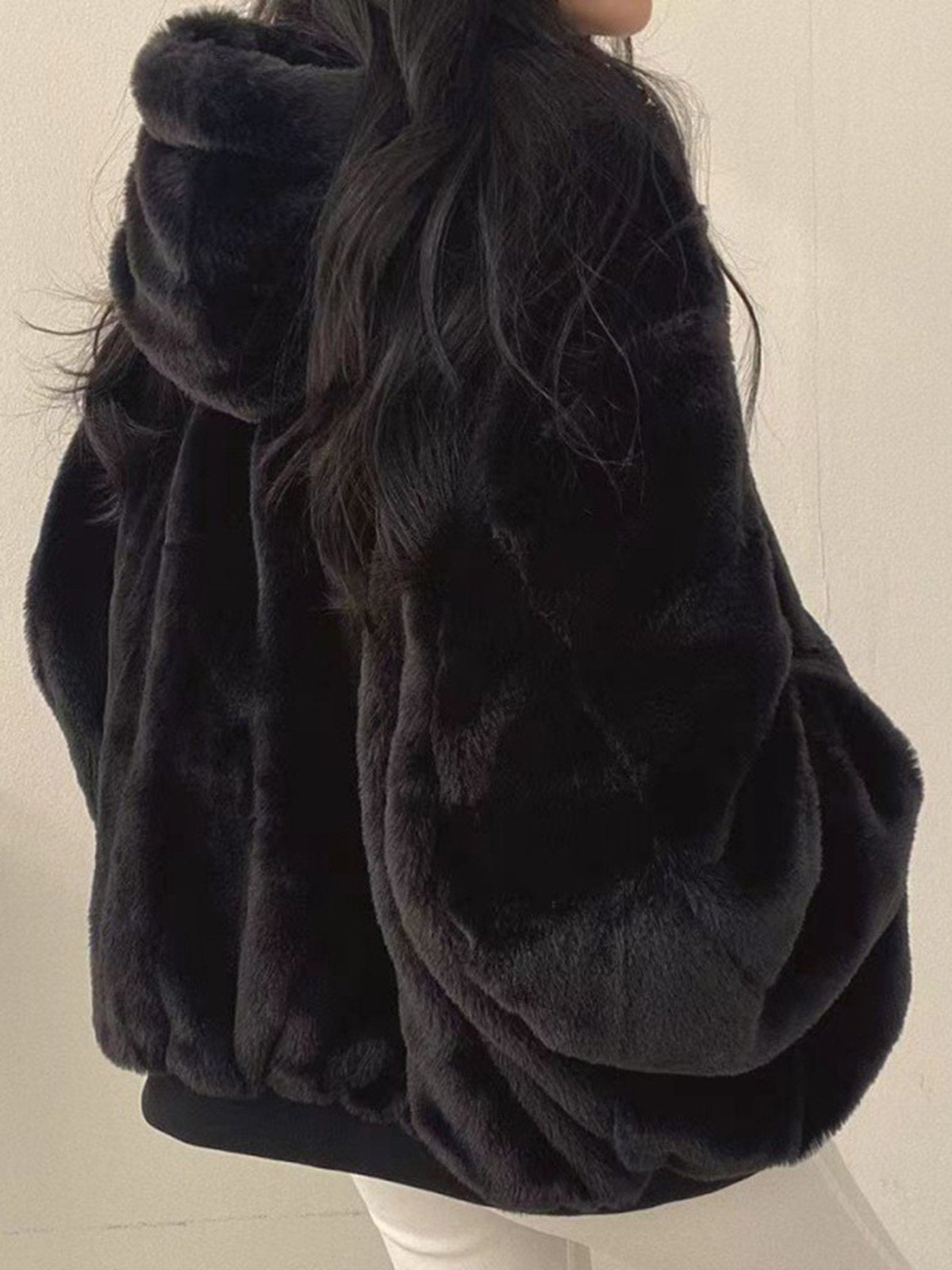 Hanna | Bequeme Fleece-Wende-Hoodie-Jacke
