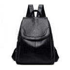 Klara | Diebstahlsicherer Lederrucksack für Damen Sicheres Design
