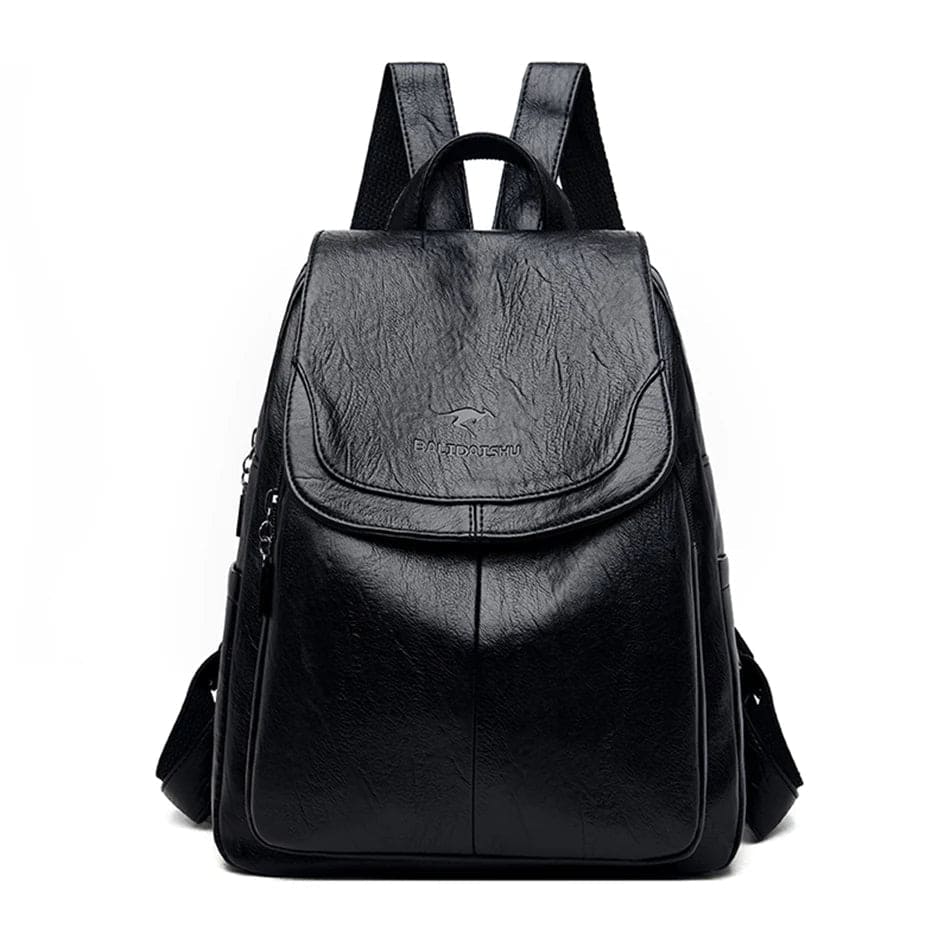 Klara | Diebstahlsicherer Lederrucksack für Damen Sicheres Design