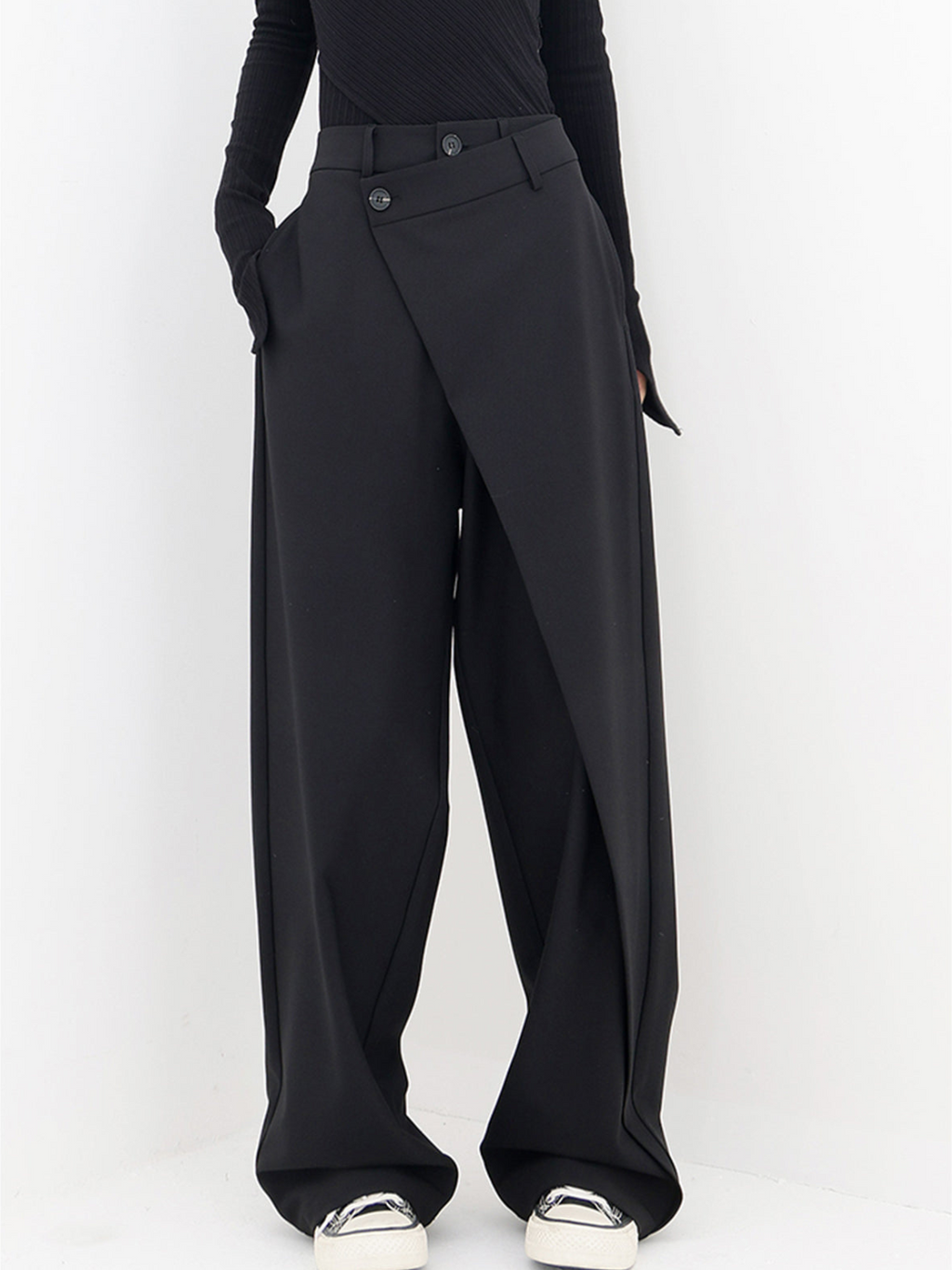 Drune | Asymmetrische Baggy-Hose