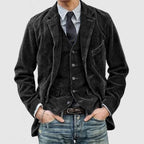 Drune | Stilvolles Vintage-Set Aus Blazer Und Weste