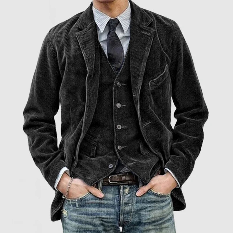 Drune | Stilvolles Vintage-Set Aus Blazer Und Weste