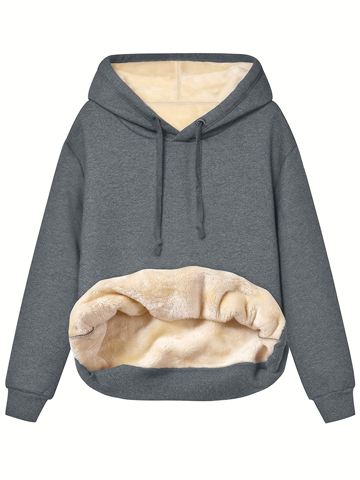 Kira | Warme Winterkuscheligkeit mit Fleece Hoodie