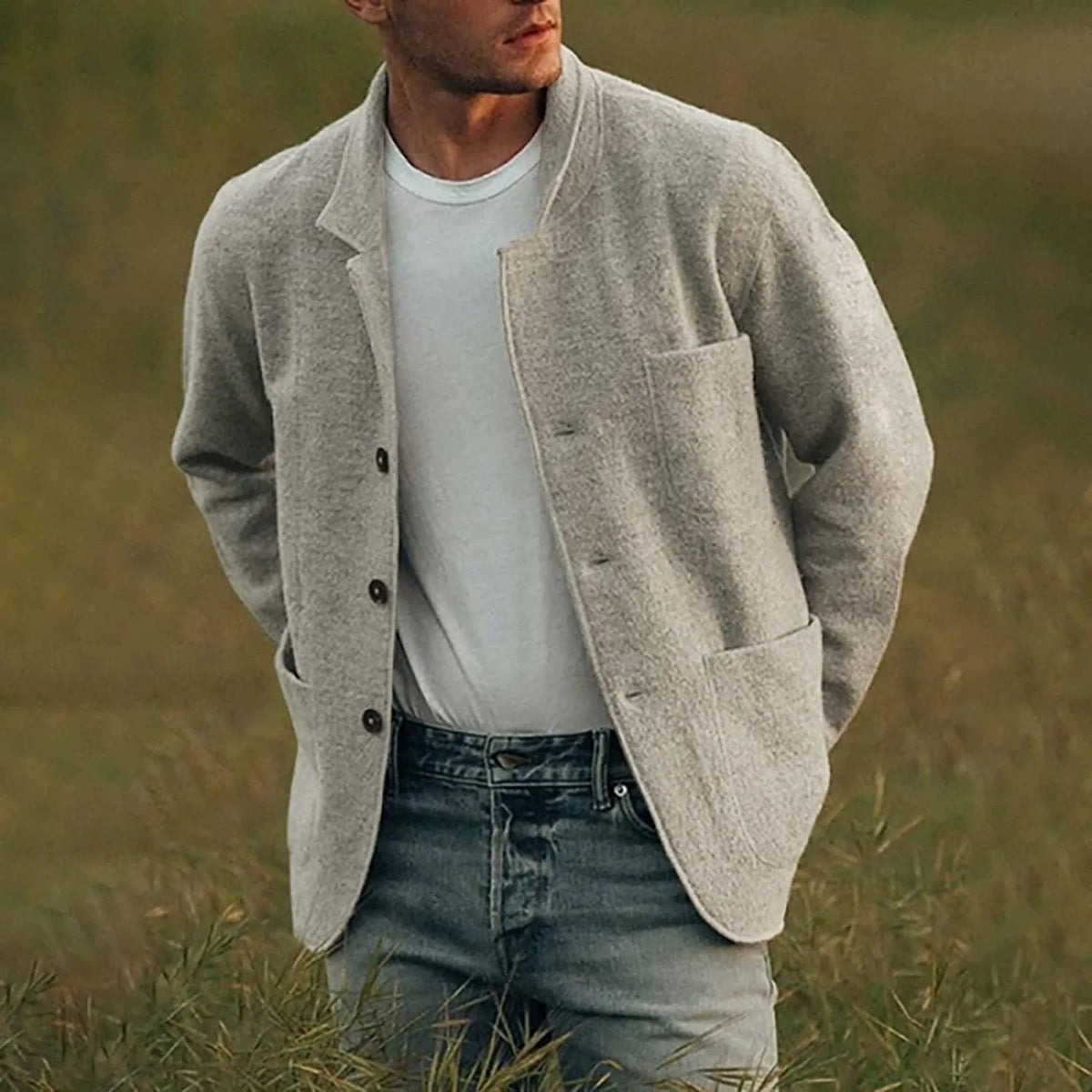 Drune | Klassischer Lässig Blazer Für Männer