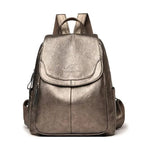 Klara | Diebstahlsicherer Lederrucksack für Damen Sicheres Design