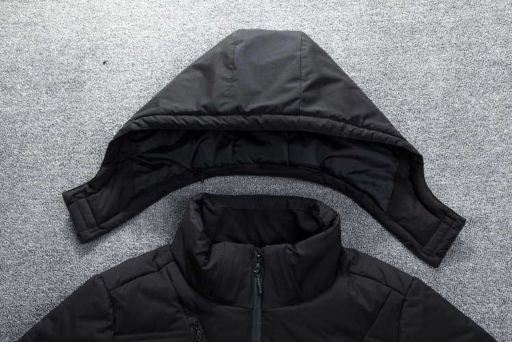 Drune - Extra warme abnehmbare Winterjacke mit Kapuze