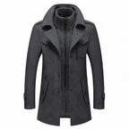 Drune | Moderigtig Doppelkragenjacke Für Männer
