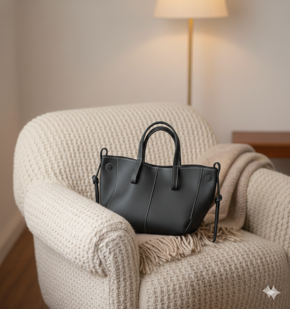 Viktoria | Luxuriöse Leder Shopper