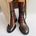 Drune | Vintage-Stiefeletten mit Absatz für Damen