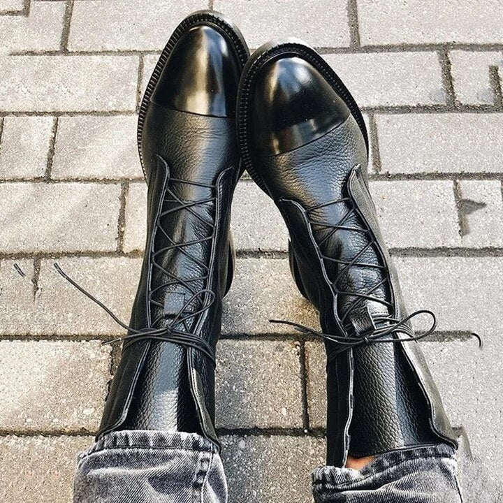Drune | Vintage-Stiefeletten mit Absatz für Damen