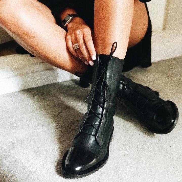 Drune | Vintage-Stiefeletten mit Absatz für Damen