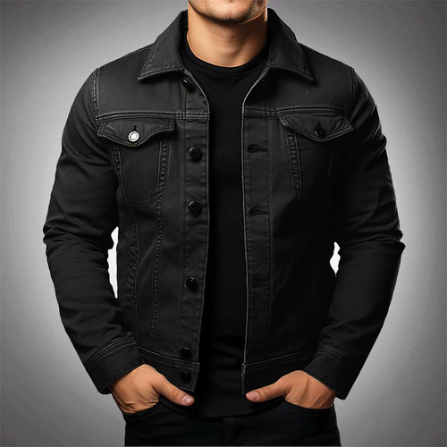 Drune | Denim Jacke für Männer für Komfort Vielseitigkeit