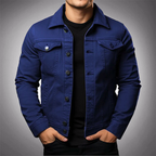 Drune | Denim Jacke für Männer für Komfort Vielseitigkeit
