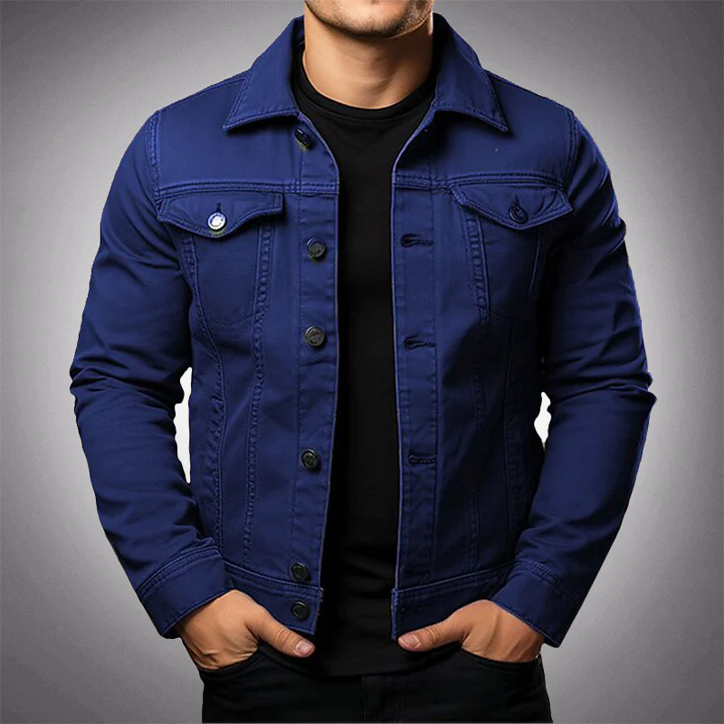 Drune | Denim Jacke für Männer für Komfort Vielseitigkeit