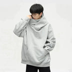 Drune | Ninja-Hoodie Mit Doppeltem Ausschnitt