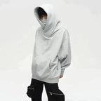Drune | Ninja-Hoodie Mit Doppeltem Ausschnitt