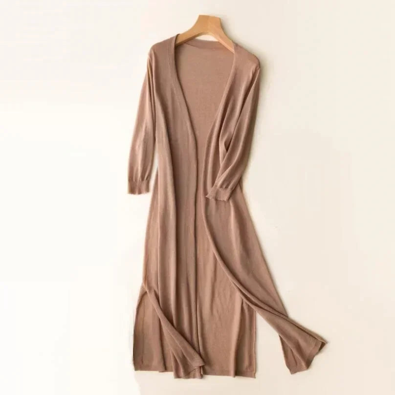 Nele | Leichter langer Cardigan