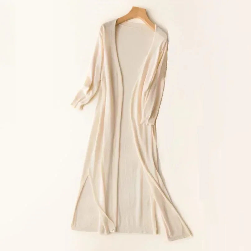 Nele | Leichter langer Cardigan