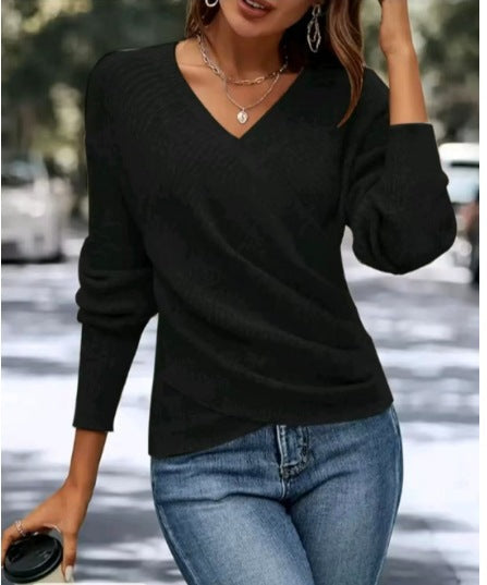 Olga | Gekreuzter Pullover