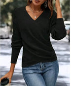 Olga | Gekreuzter Pullover