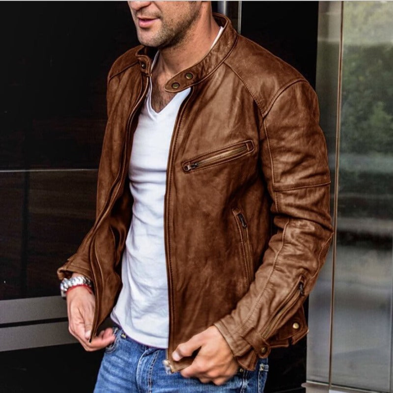 Drune - vielseitige Lederjacke für Männer
