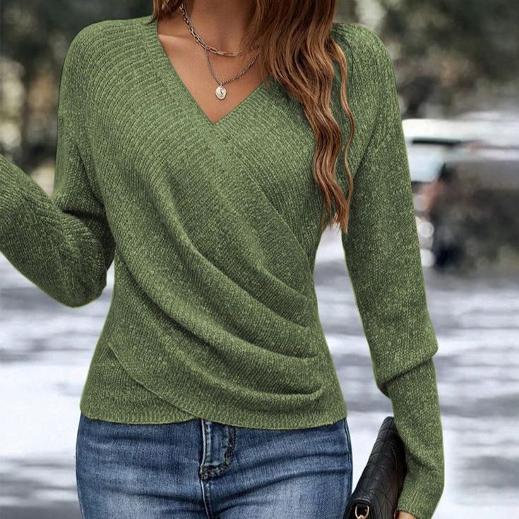 Olga | Gekreuzter Pullover