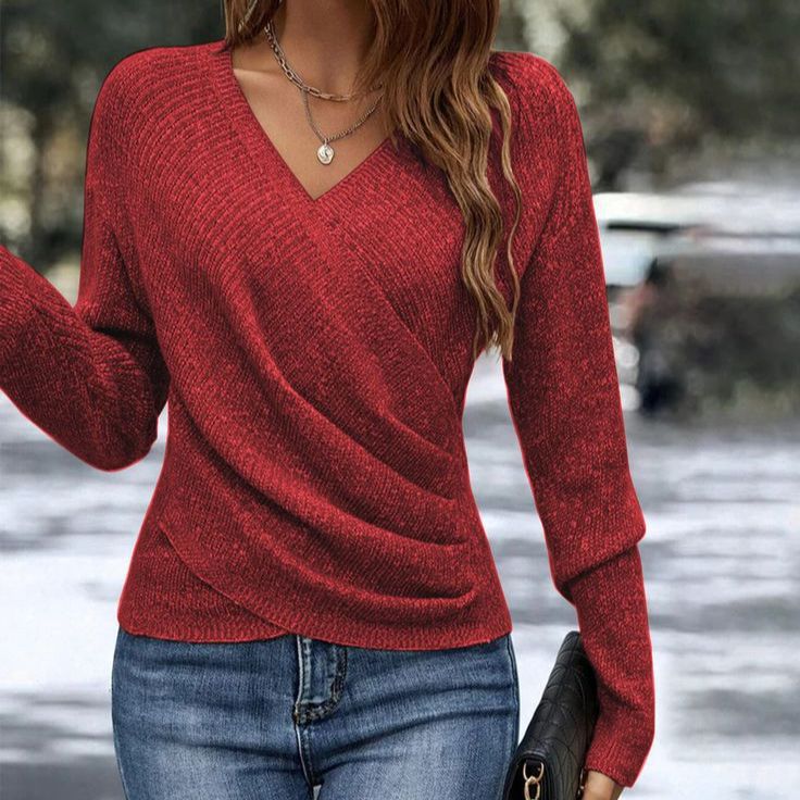 Olga | Gekreuzter Pullover