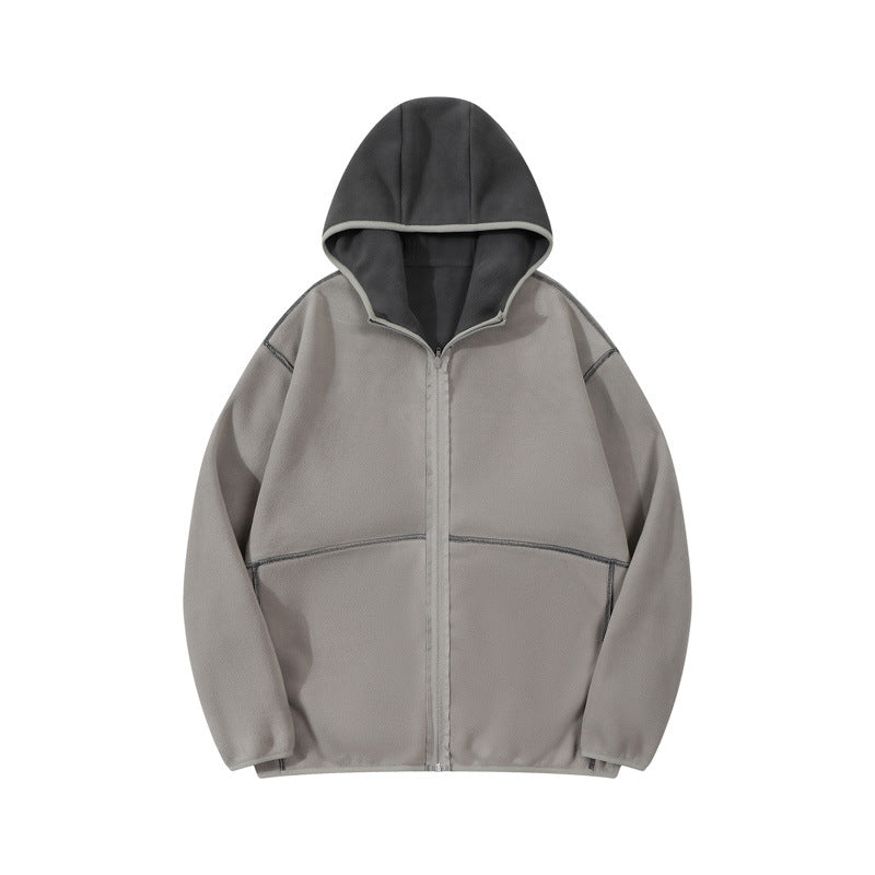 Doris | Lässige lockere Frauen Kapuzenjacke