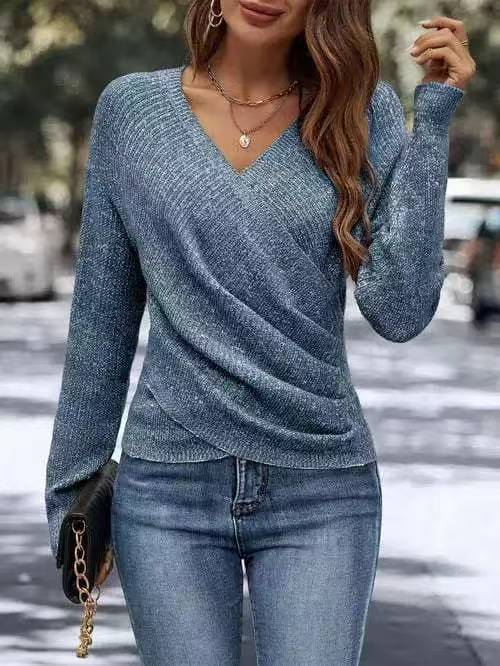 Olga | Gekreuzter Pullover