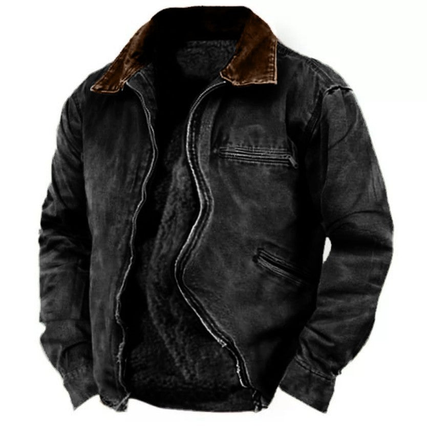 Arno | Warme Winterjacke Mit Pelzfutter Für Männer