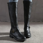 Gudrun | Elegante Lederstiefel – Trendige Damenstiefel für jeden Anlass