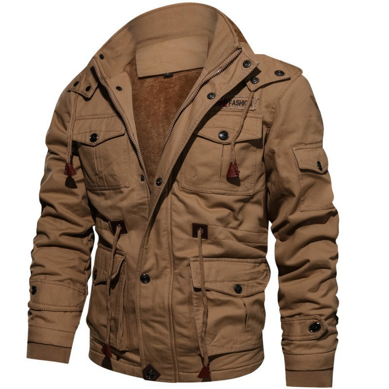Herren Winterjacke aus Polyester mit Stilvollem Design & Wärmender Fütterung | Drune