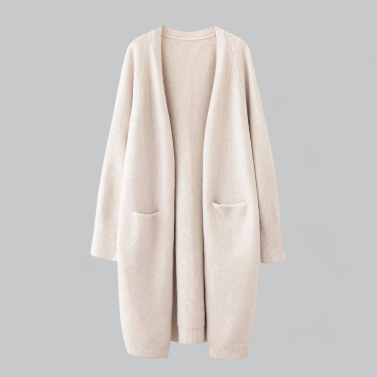Liesel | Klassische lange Damenstrickjacke