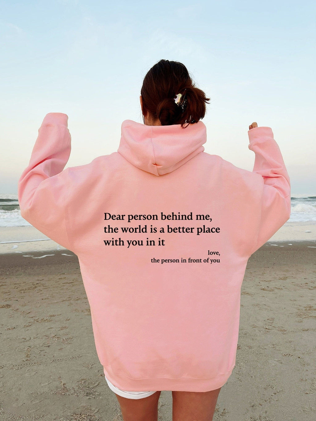Ella | Liebe Person hinter mir Unisex Hoodie