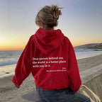 Ella | Liebe Person hinter mir Unisex Hoodie