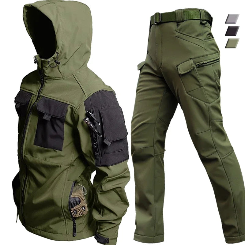 Drune - Wasserdichter Thermoanzug mit Mehreren Taschen für Herren