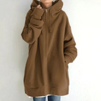 Nadja | Damen-Hoodie mit Reißverschluss für Herbst/Winter