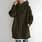 Nadja | Damen-Hoodie mit Reißverschluss für Herbst/Winter