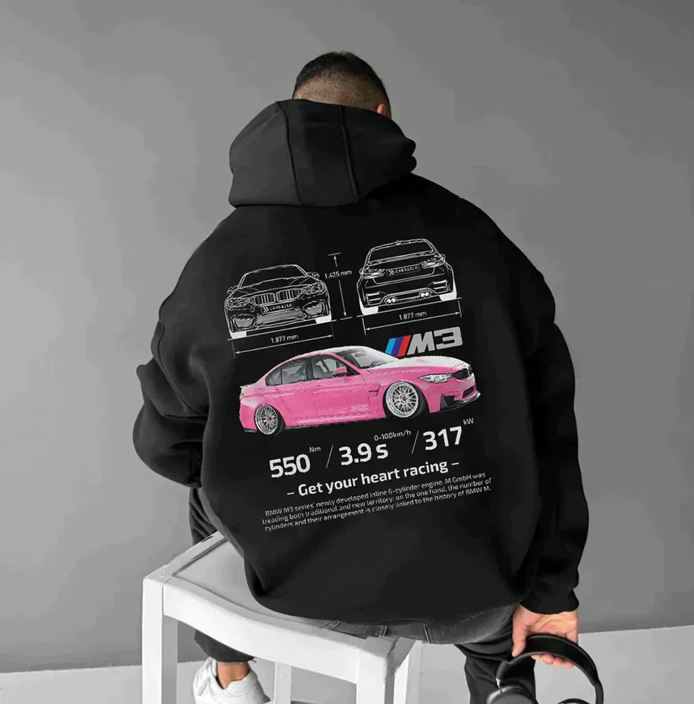 Drune | Überdimensionale Racing Hoodie