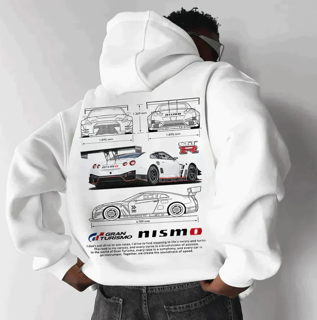 Drune | Überdimensionale Racing Hoodie
