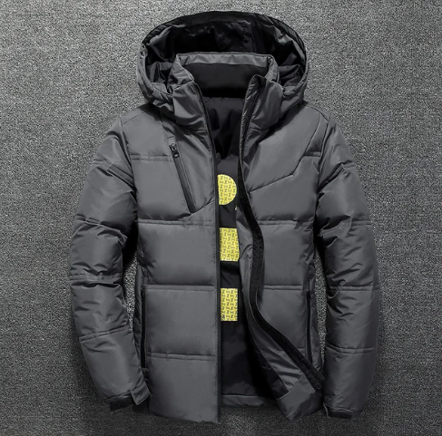 Drune - Extra warme abnehmbare Winterjacke mit Kapuze