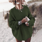 Drune Lockerer Pullover lange Ärmel