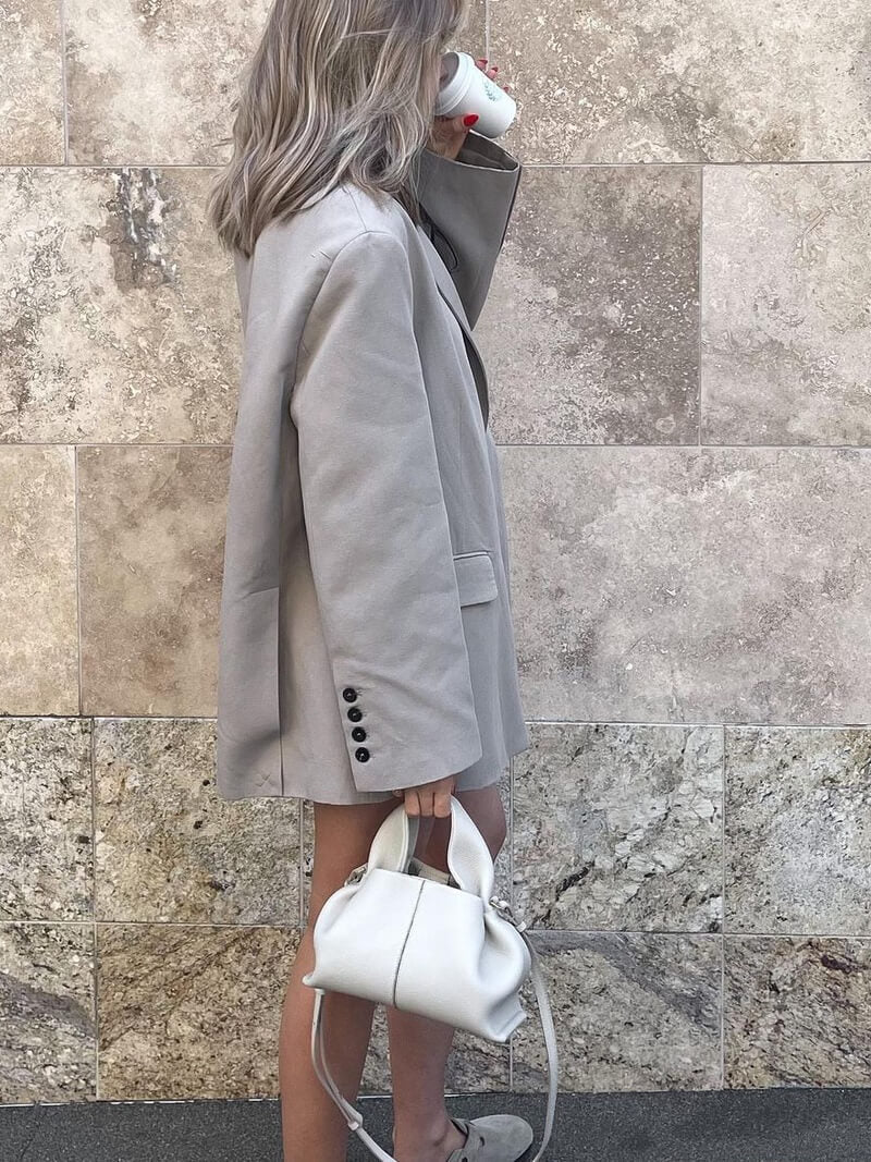 Lena | Umhängetasche damen – Handtasche mit Reißverschluss